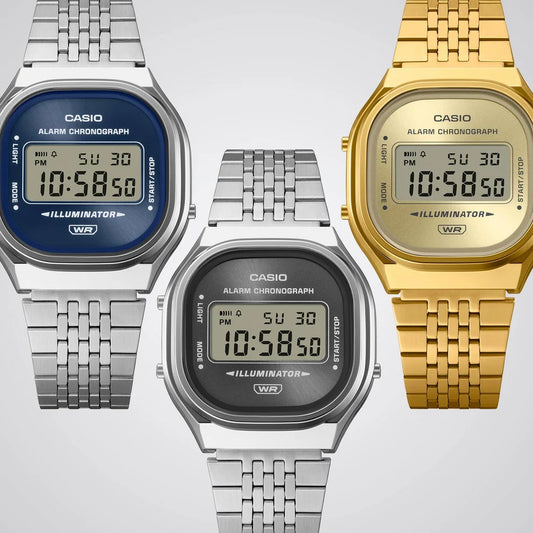 CASIO Vintage Unisex Gold Digital Watch A140WEG-9ADF