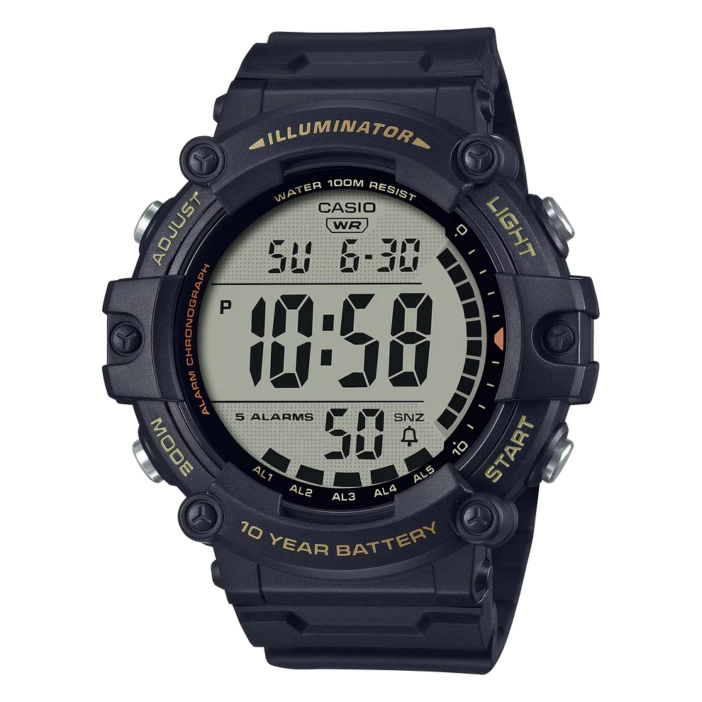 CASIO DIGITAL MENS WATCH AE-1500WHX-1AVDF