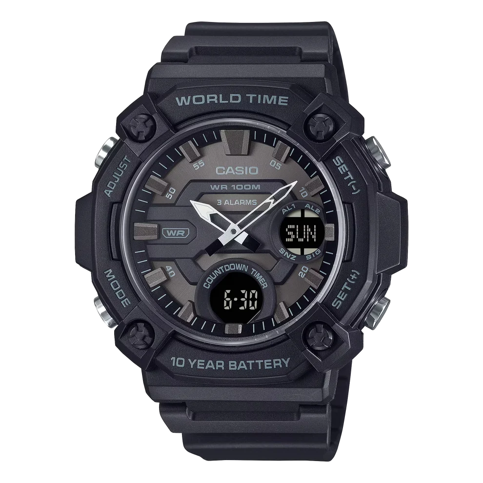 CASIO Analog-Digital Combination Men Watch AEQ-120W-1BVDF