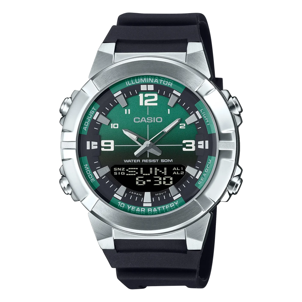 CASIO Analog-Digital Combination Men Watch AMW-870A-3AVDF
