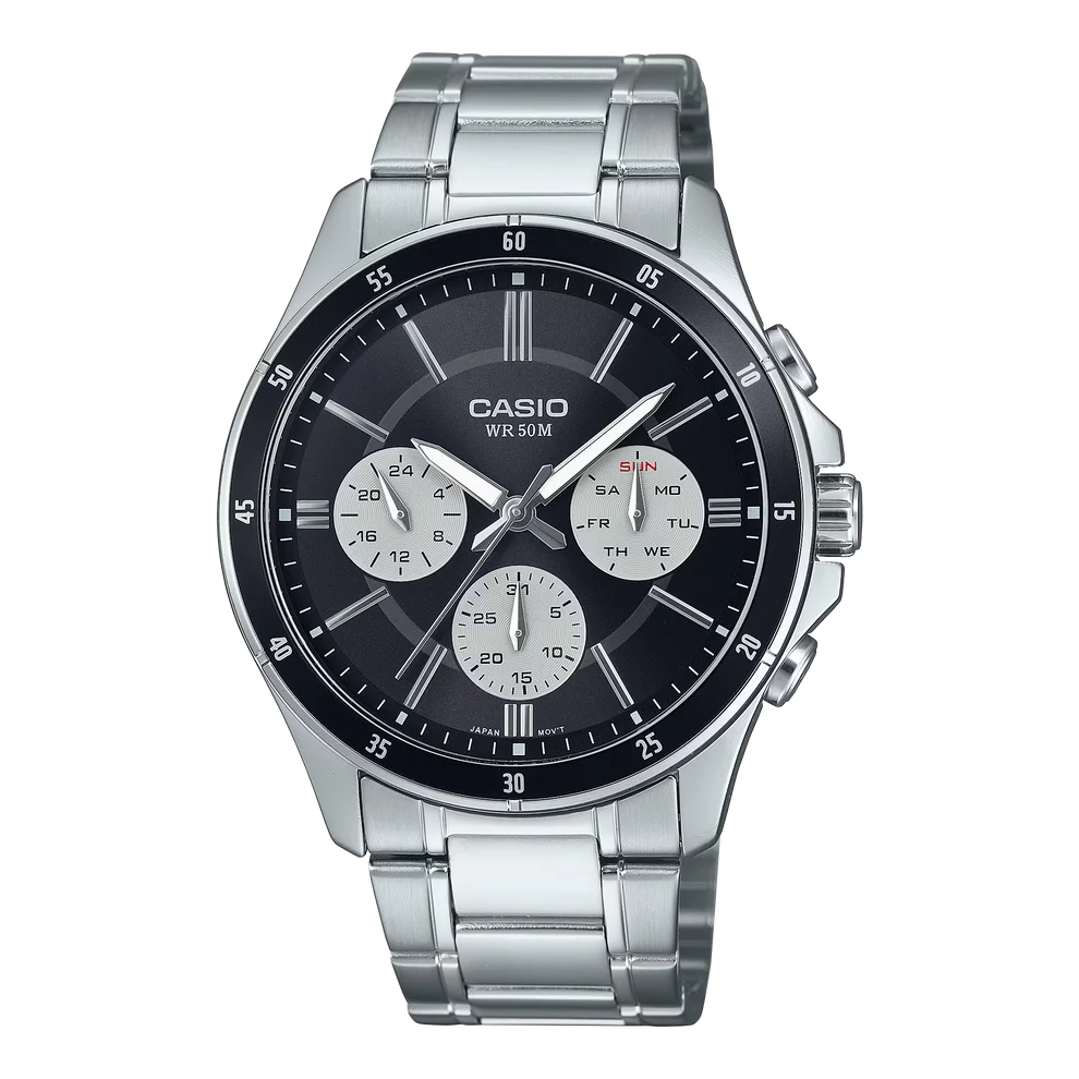 CASIO STANDARD CHRONOGRAPH WATCH MTP-1374D-1A3VDF