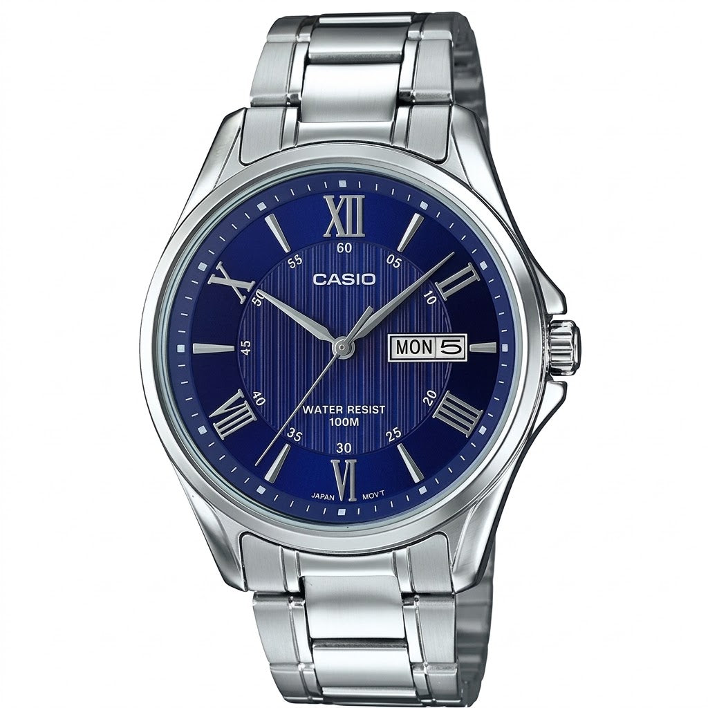 CASIO ANALOG MENS WATCH MTP-1384D-2AVDF