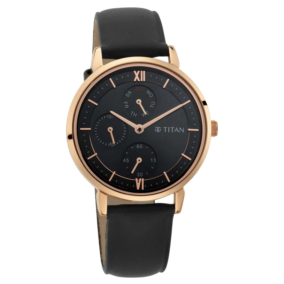 Titan Workwear Black Dial watch for Women 2652WL01