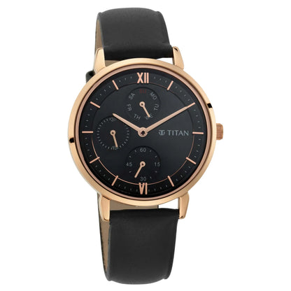 Titan Workwear Black Dial watch for Women 2652WL01