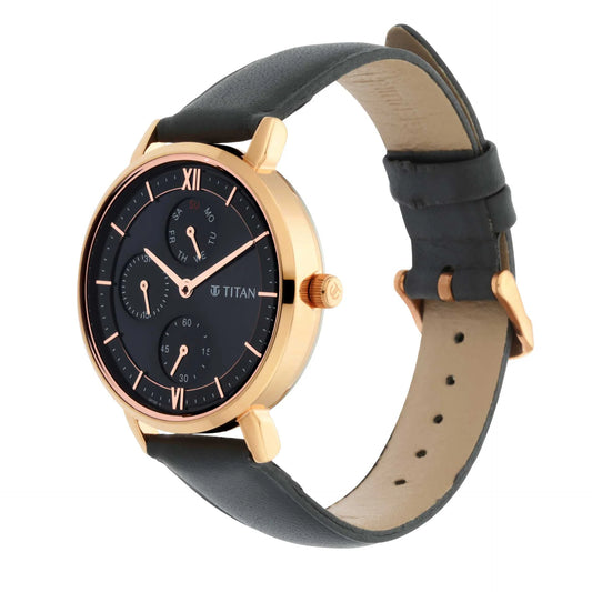 Titan Workwear Black Dial watch for Women 2652WL01