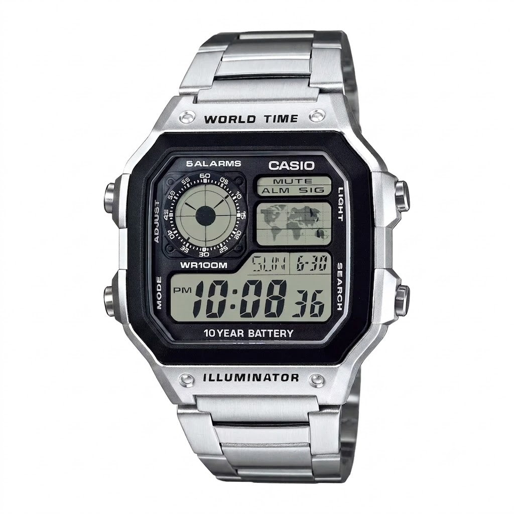 CASIO Digital Men Watch AE-1200WHD-1AVDF
