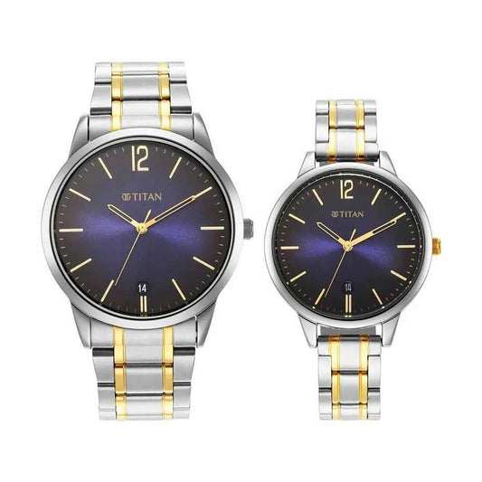Titan Ladies Quartz Analog Watch Couple 18062617BM01