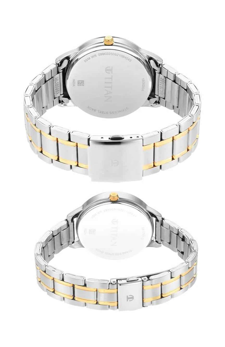 Titan Ladies Quartz Analog Watch Couple 18062617BM01