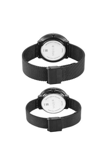 Titan Ladies Bandhan Black Dial Analog watch Couple 18492651NM01