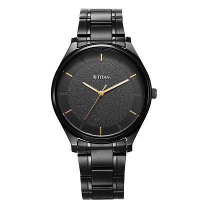 Titan Gents Quartz Analog Silver Dial Watch for Men 1802NM01