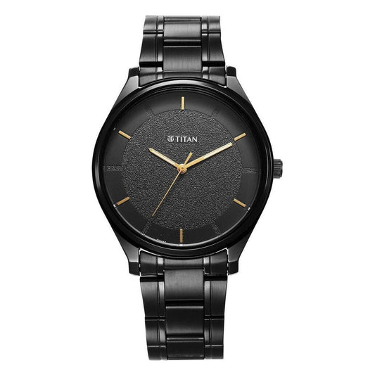 Titan Gents Quartz Analog Silver Dial Watch for Men 1802NM01