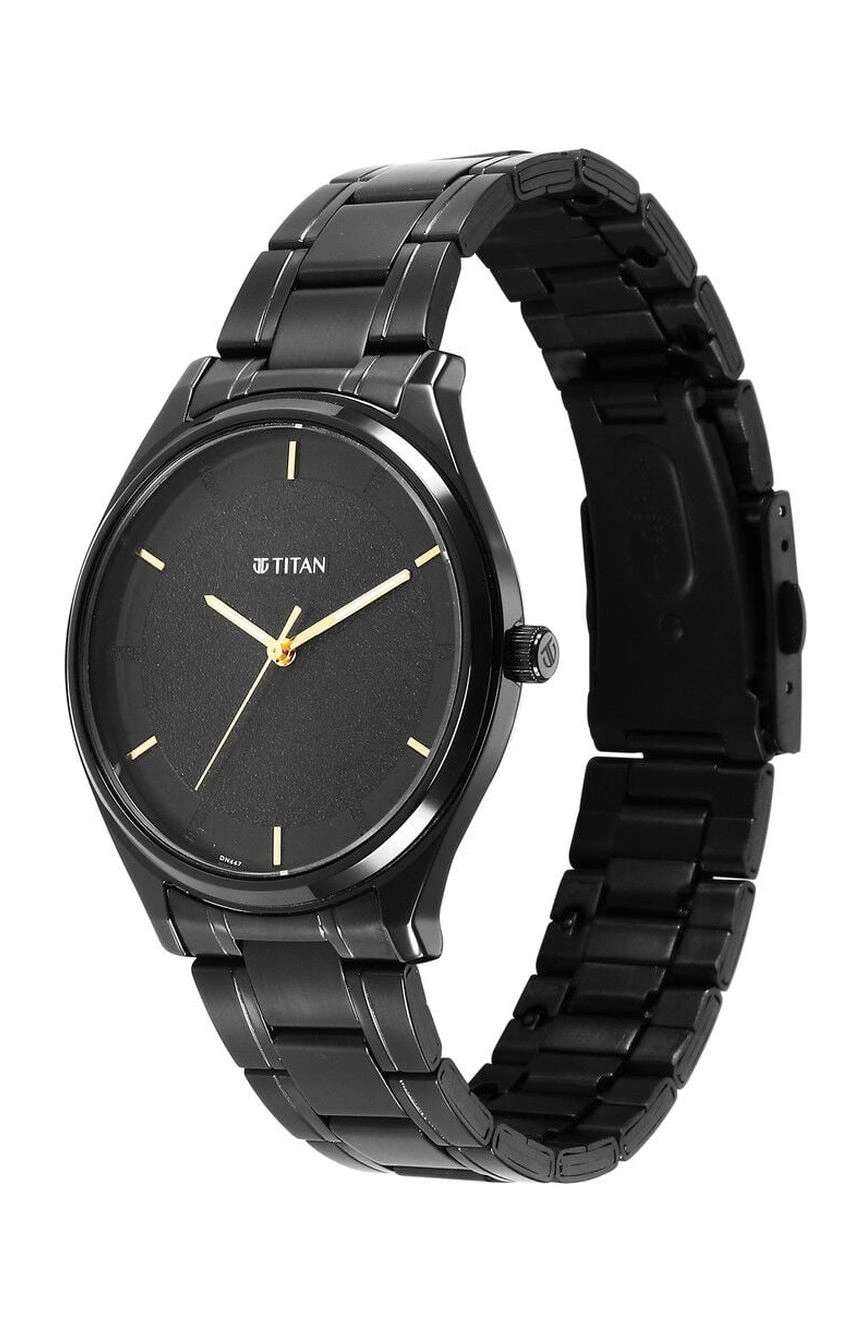 Titan Gents Quartz Analog Silver Dial Watch for Men 1802NM01