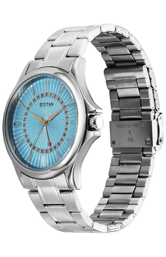 Titan Gents Karishma Quartz Analog Watch Men 10038SM01
