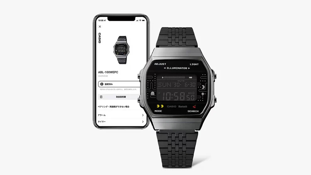 CASIO PAC-MAN Collaboration Limited Edition Model ABL-100WEPC-1BDR