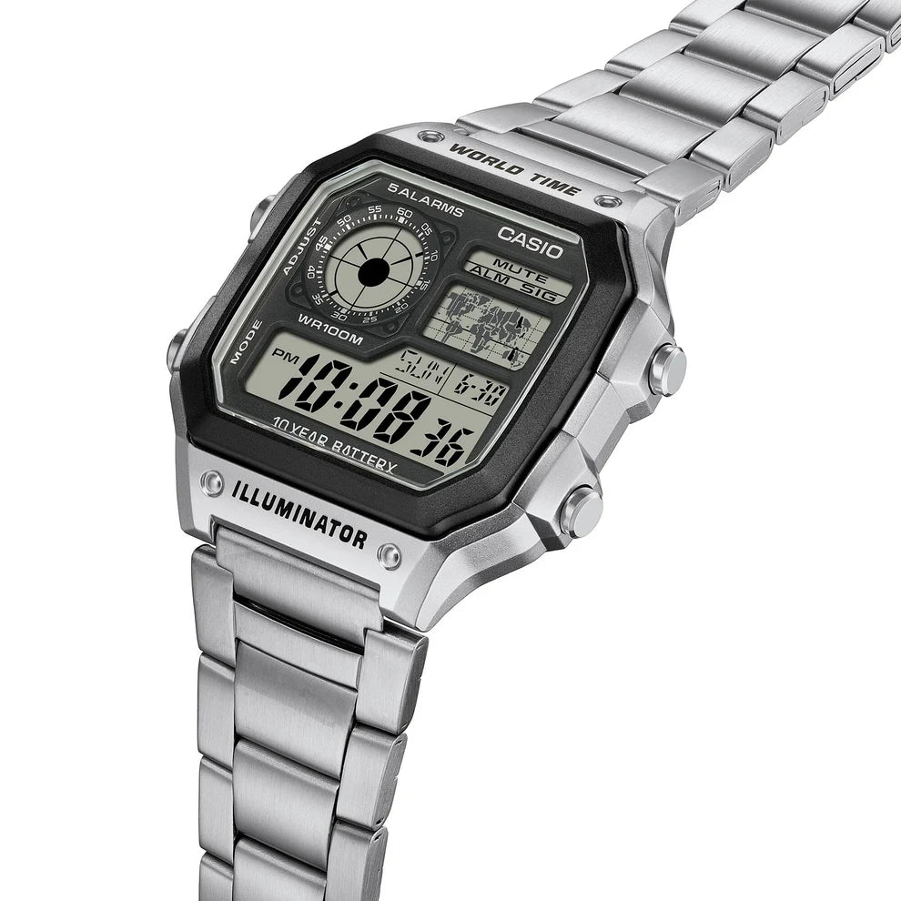 CASIO Digital Men Watch AE-1200WHD-1AVDF