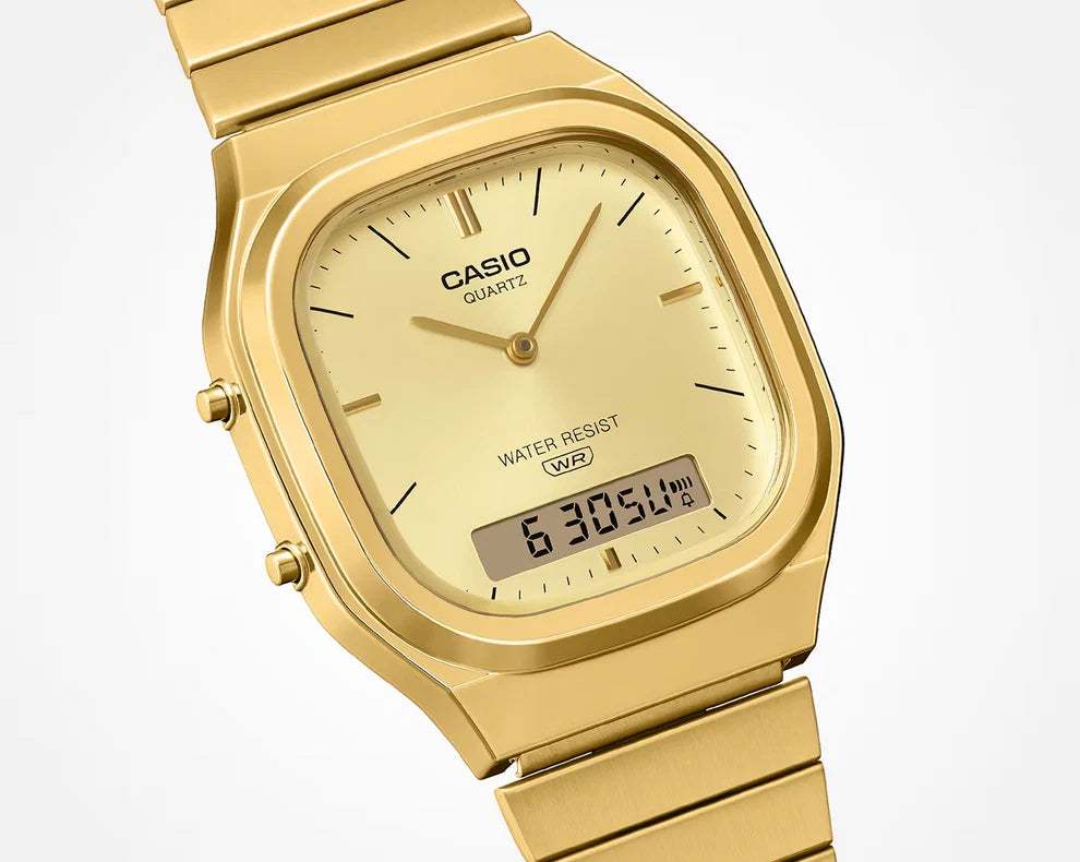 CASIO VINTAGE UNISEX WATCH AQ-240EG-9ADF