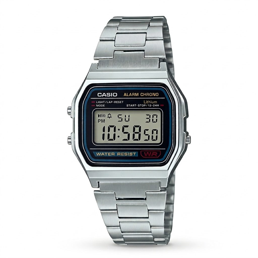 CASIO VINTAGE DIGITAL UNISEX WATCH A158WA-1DF