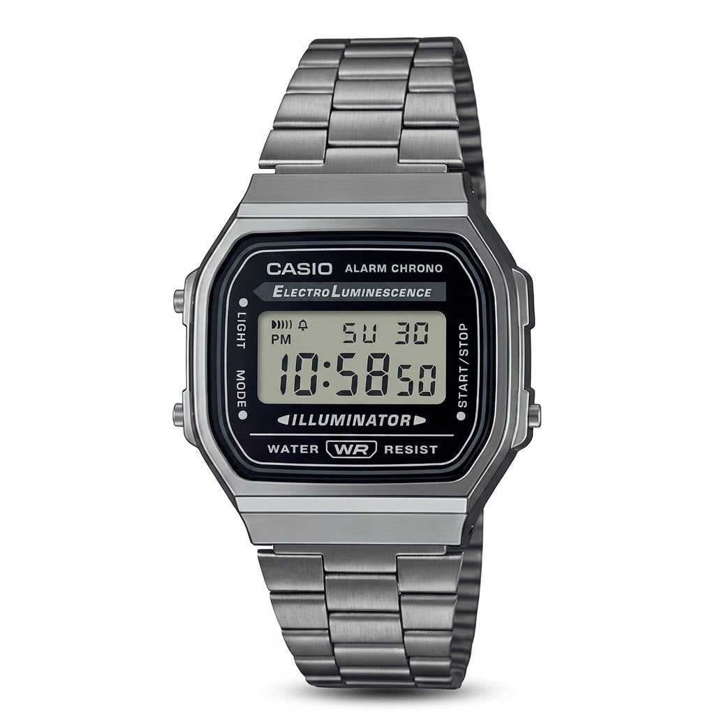 CASIO Vintage Digital Unisex Watch A168WGG-1ADF