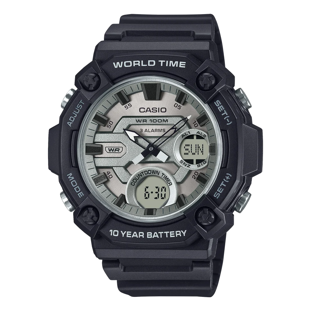 CASIO Analog-Digital Combination Men Watch AEQ-120W-7AVDF