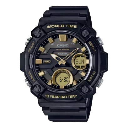 CASIO ANALOG-DIGITAL MENS WATCH AEQ-120W-9AVDF