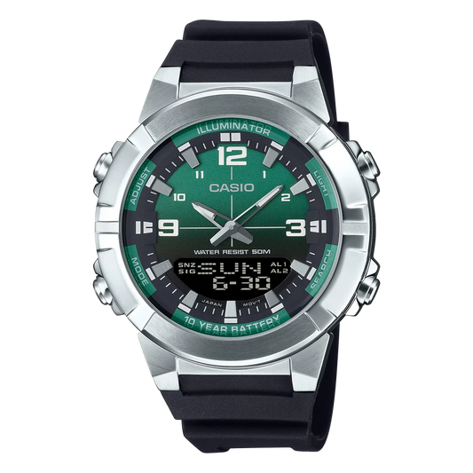 CASIO Analog-Digital Combination Men Watch AMW-870A-3AVDF