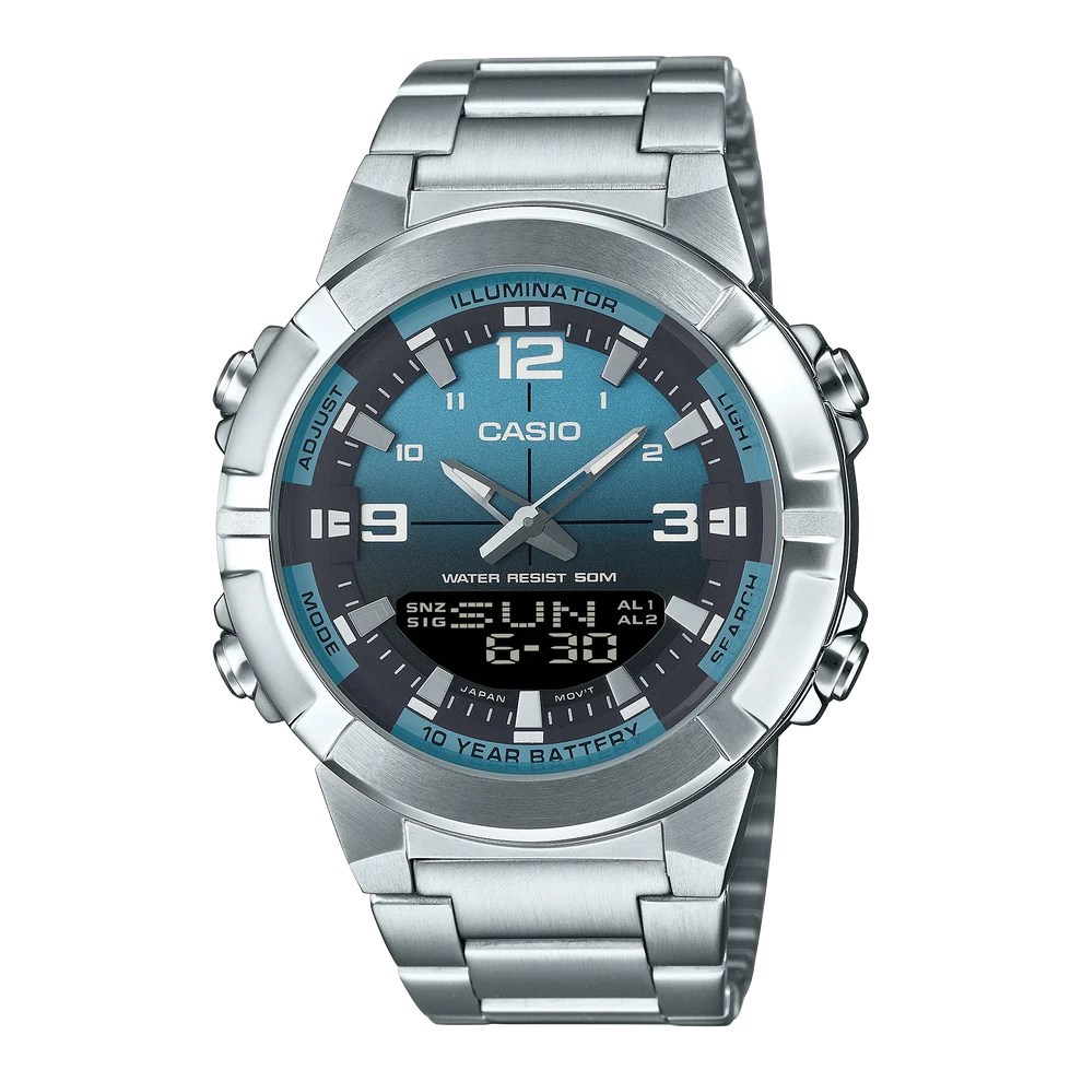 CASIO Analog-Digital Combination Men Watch AMW-870DA-2A2VDF