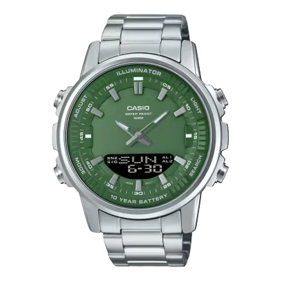 CASIO VINTAGE ANALOG-DIGITAL WATCH AMW-880D-3AVDF