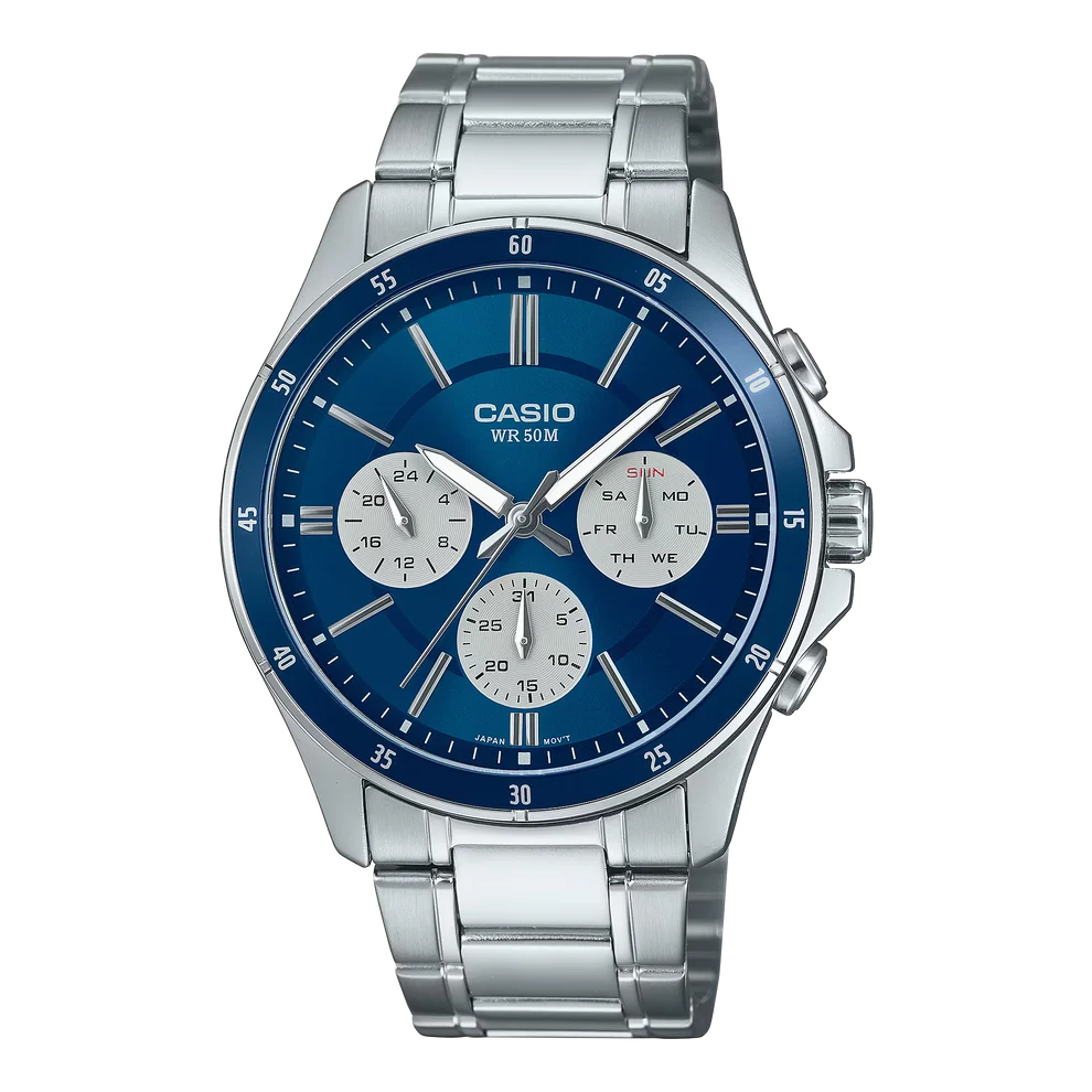 CASIO STANDARD CHRONOGRAPH WATCH MTP-1374D-2A3VDF