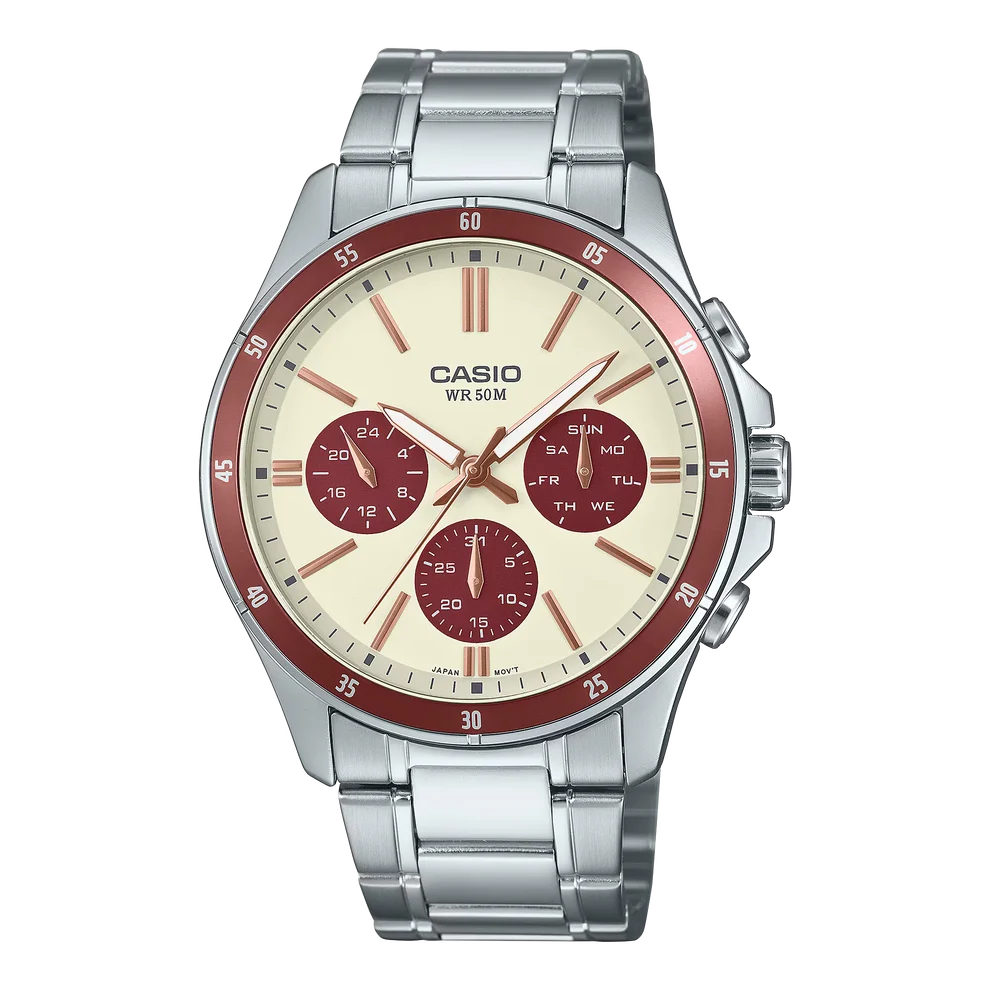 CASIO STANDARD CHRONOGRAPH WATCH MTP-1374D-5A2VDF