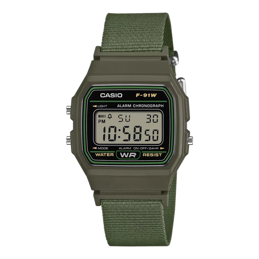 CASIO Unisex Digital Watch F-91WF-3ADF