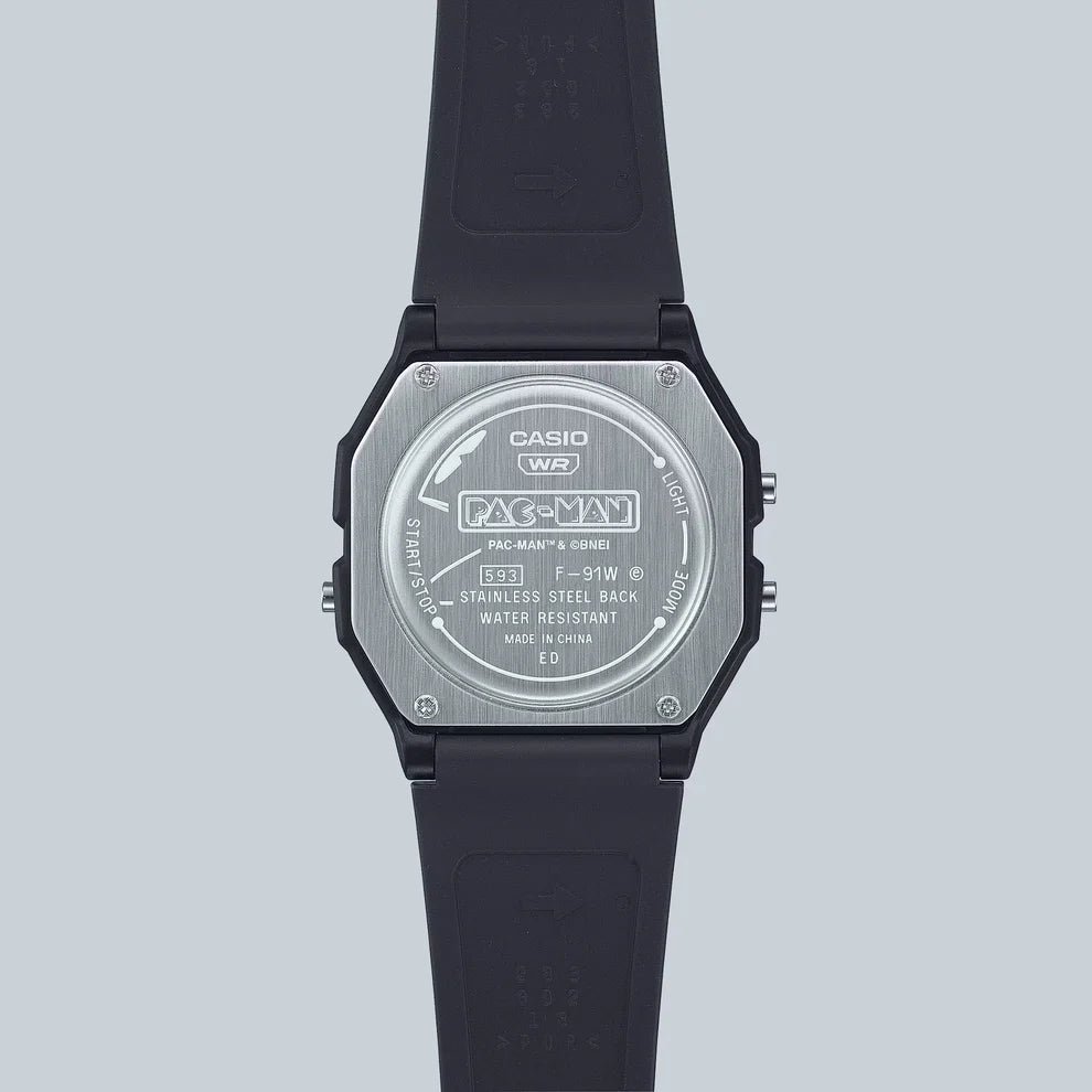 CASIO UNISEX PAC-MAN COLLABORATION MODEL F-91WPC-1ADR