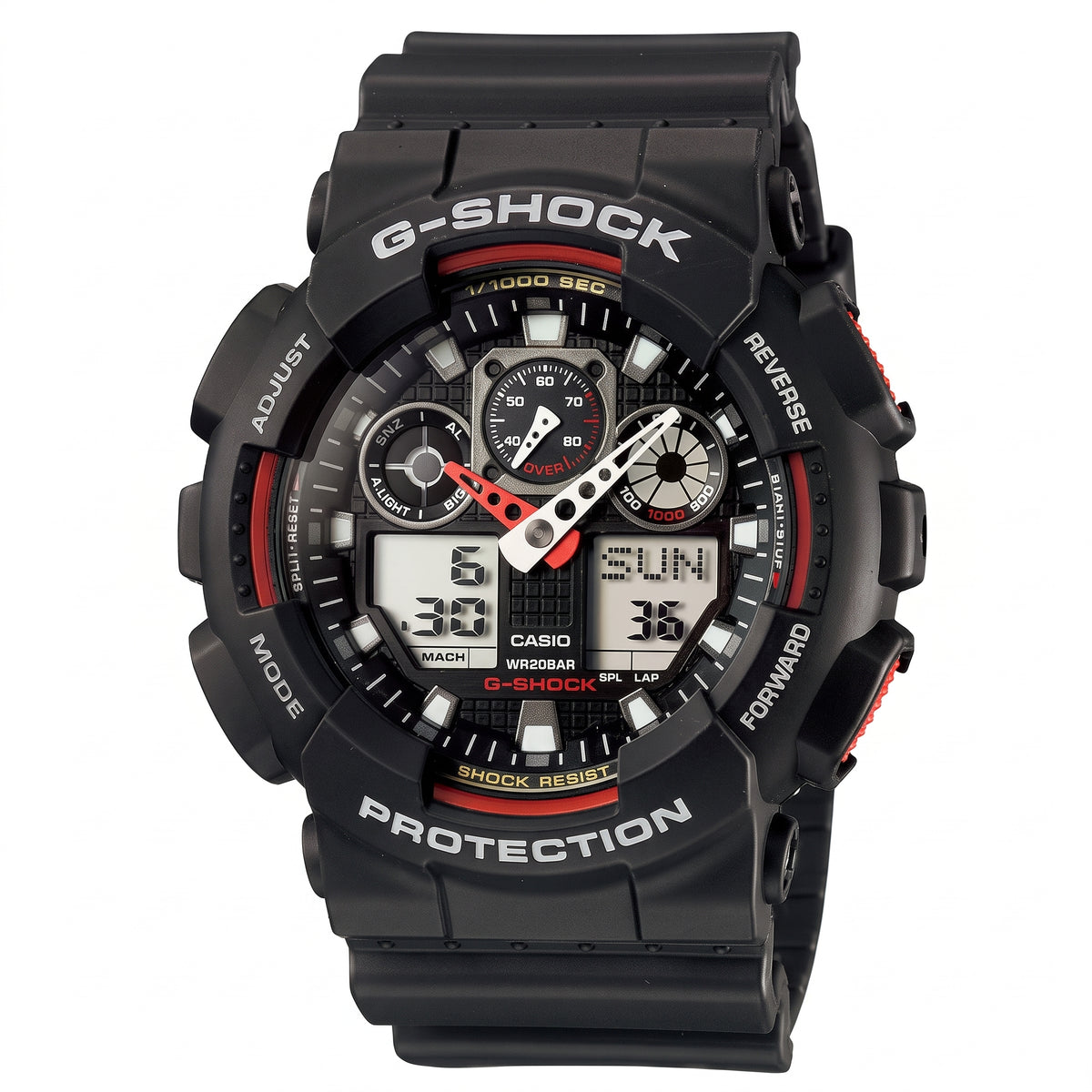 Casio G-Shock Men's Analog-Digital Quartz Watch GA-100-1A4DR