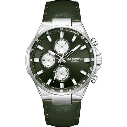 LEE COOPER Men's MULTIFUNCTION Dark Green Dial Watch LC08223.375