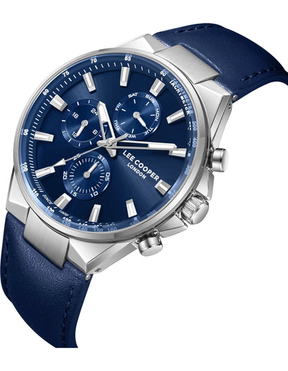 LEE COOPER Men's MULTIFUNCTION Dark Blue Dial Watch LC08223.399