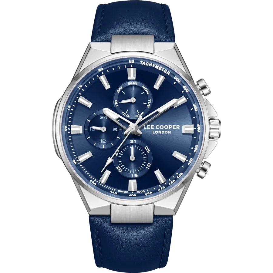 LEE COOPER Men's MULTIFUNCTION Dark Blue Dial Watch LC08223.399
