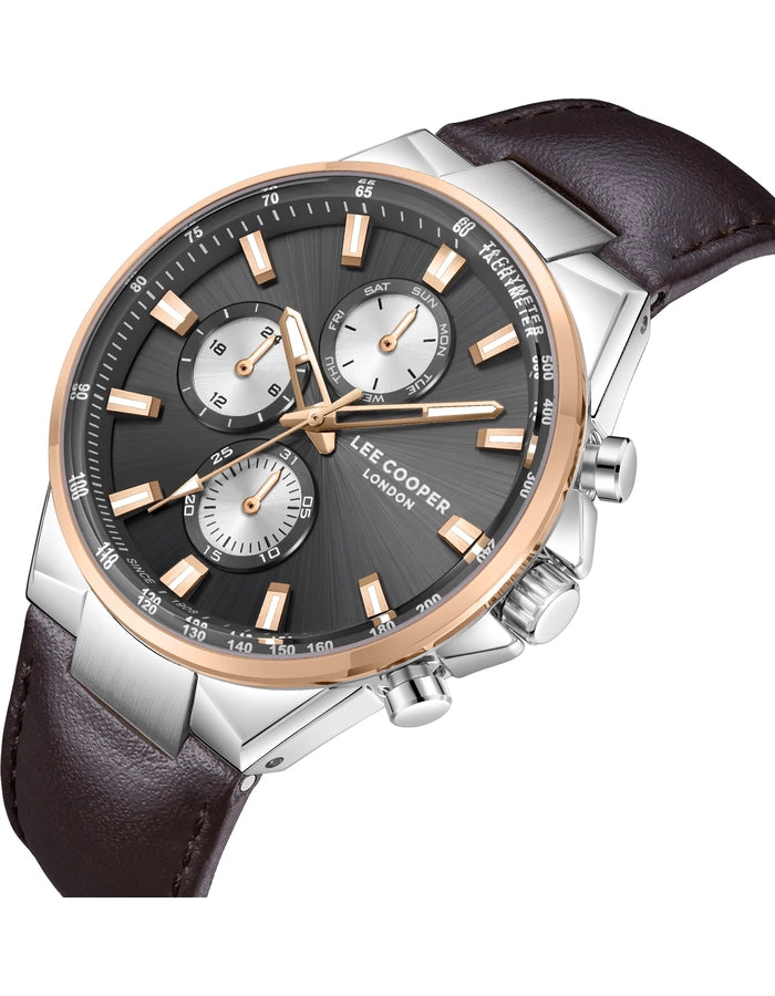 LEE COOPER Men's MULTIFUNCTION Gun Dial Watch LC08223.562