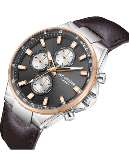 LEE COOPER Men's MULTIFUNCTION Gun Dial Watch LC08223.562