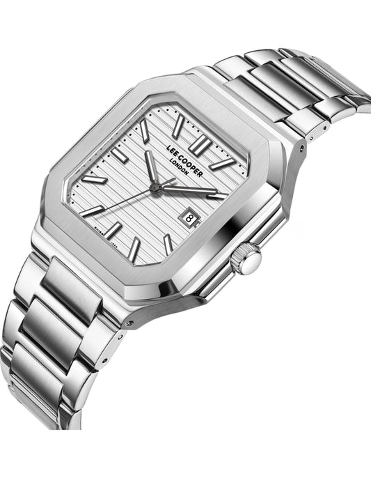 LEE COOPER Men's Analog SILVER Dial Watch LC08269.330