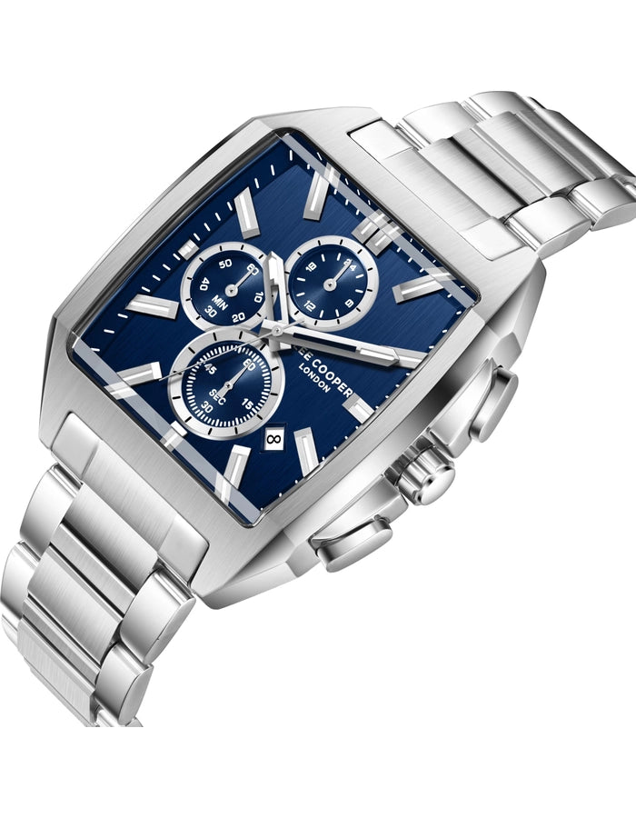 LEE COOPER Men's MULTIFUNCTION Dark Blue Dial Watch LC08344.390