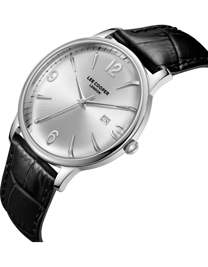 LEE COOPER Men's 3H Silver Dial Watch LC08379.331