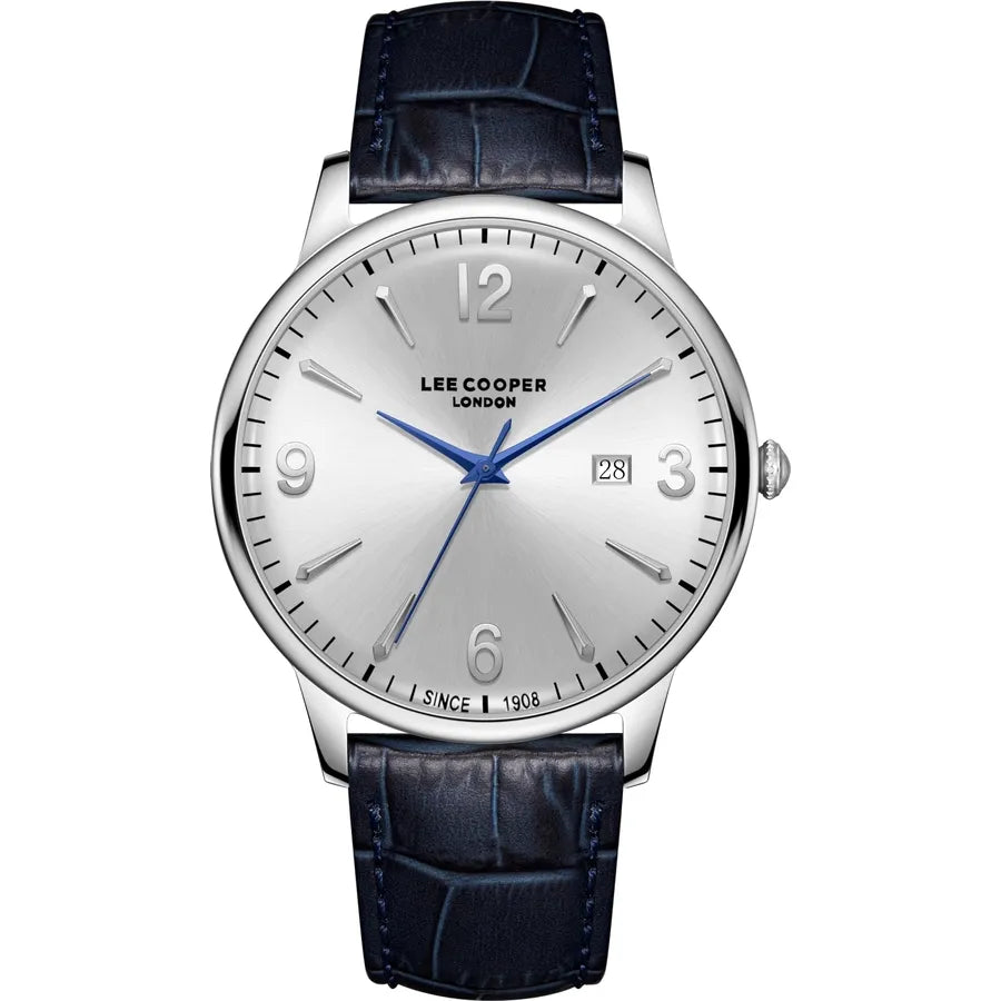 LEE COOPER Men's 3H Silver Dial Watch LC08379.339