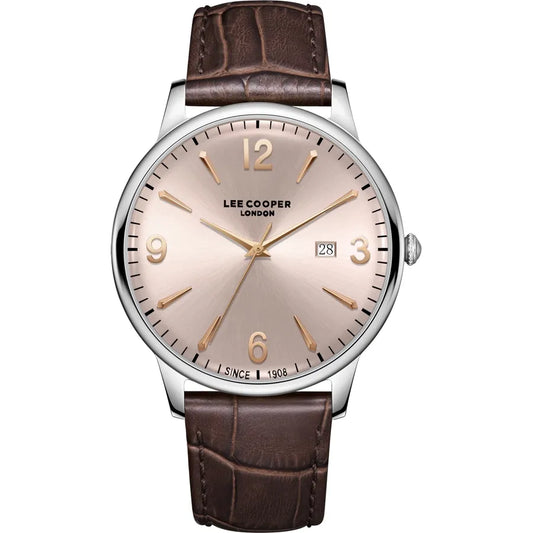 LEE COOPER Men's 3H Rose Gold Dial Watch LC08379.362