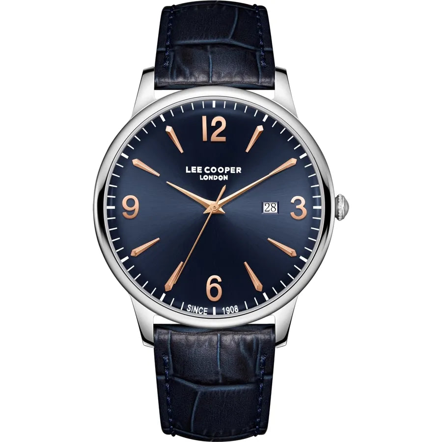 LEE COOPER Men's 3H Dark Blue Dial Watch LC08379.399