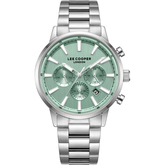 LEE COOPER Men's MULTIFUNCTION Green Dial Watch LC08382.370