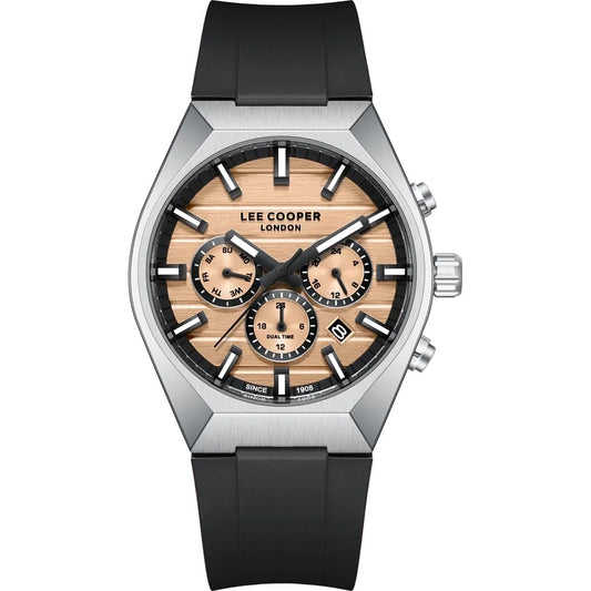 LEE COOPER Men's MULTIFUNCTION Rose Gold Dial Watch LC08388.300