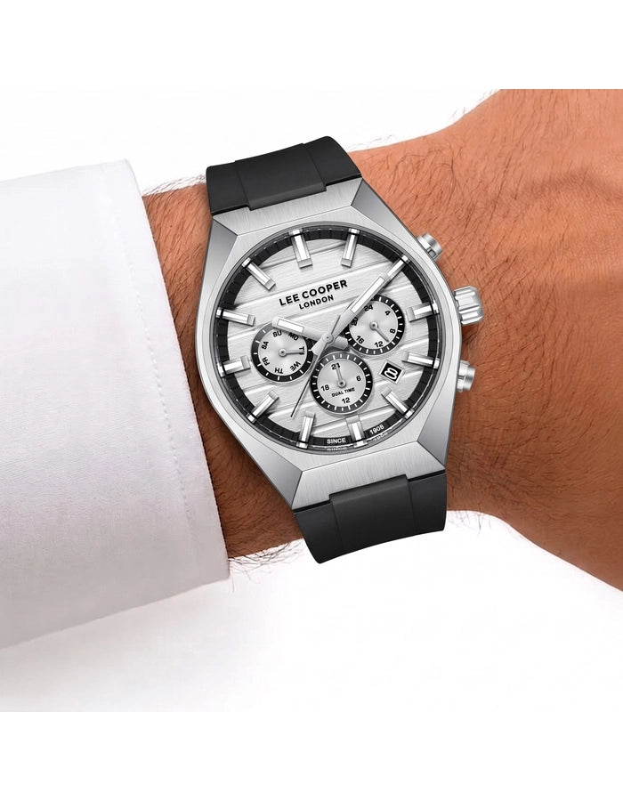 LEE COOPER Men's MULTIFUNCTION Silver Dial Watch LC08388.331