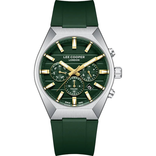 LEE COOPER Men's MULTIFUNCTION Dark Green Dial Watch LC08388.375