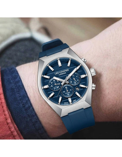LEE COOPER Men's MULTIFUNCTION Dark.Blue Dial Watch LC08388.399