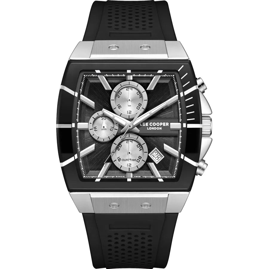 LEE COOPER Men's MULTIFUNCTION Black Dial Watch LC08399.351