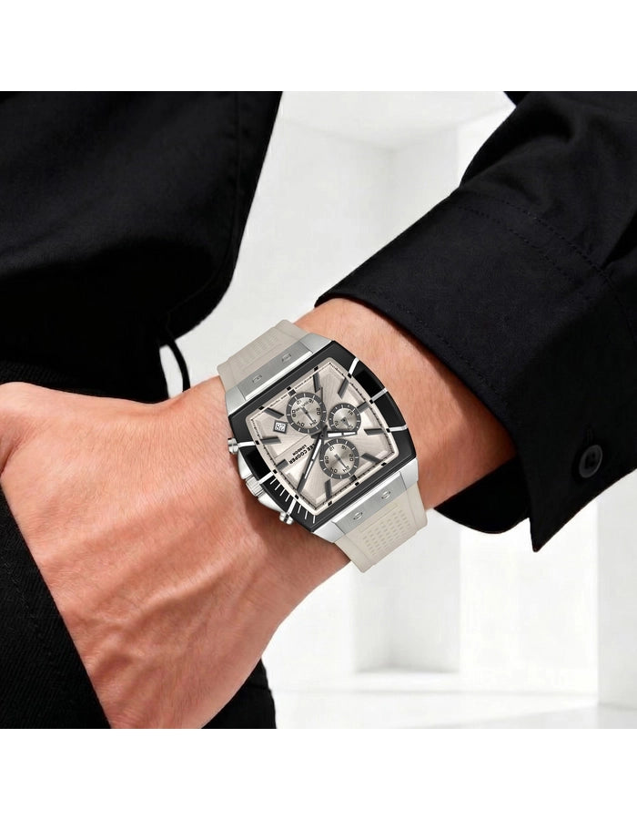 LEE COOPER Men's MULTIFUNCTION Grey Dial Watch LC08399.366